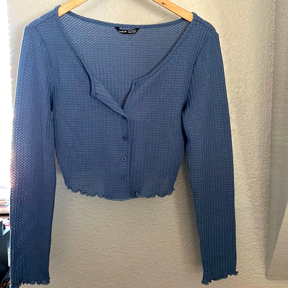 Shein LS Crop